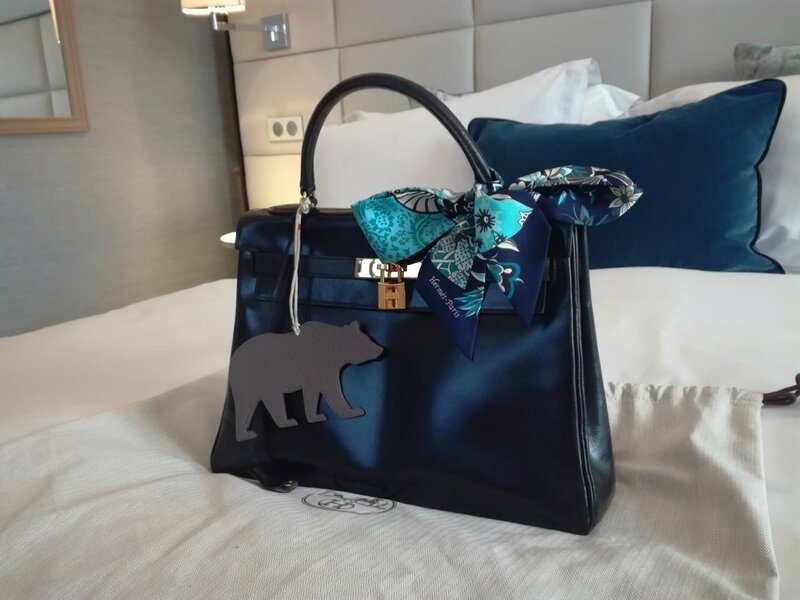 SAV HERMES - rénovation de mon sac kelly 32 retourné box noir